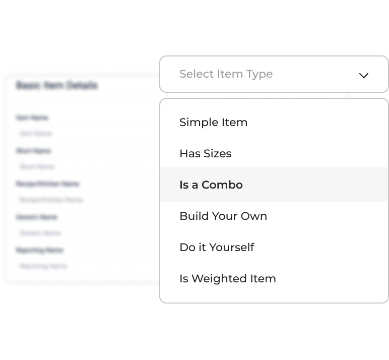Manage Multiple Item Types with Butter Pizza POS System