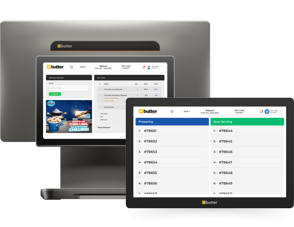 Butter’s Customer Display System