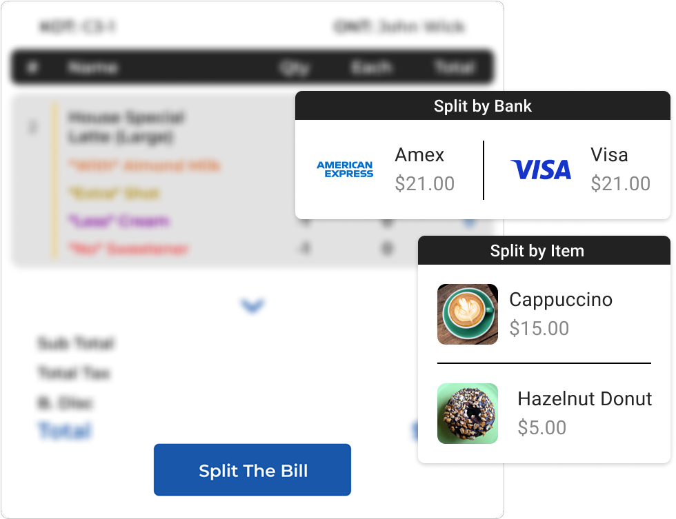 Split Payment Easily with This Coffee POS Software